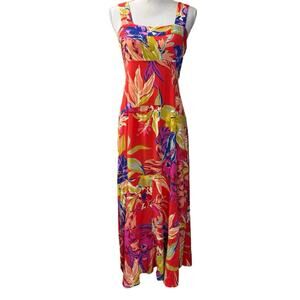 1 State Tropical Maxi Dress XS